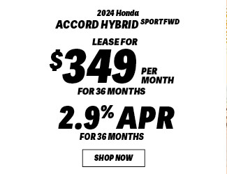 Honda Accord Hybrid offer
