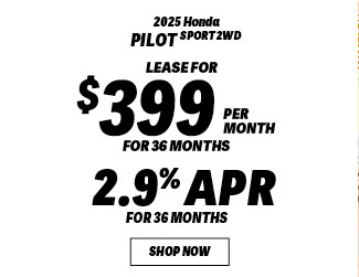 Honda Pilot offer