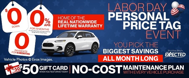 Labor Day personal price tag