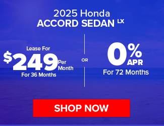 2025 Honda Accord offer