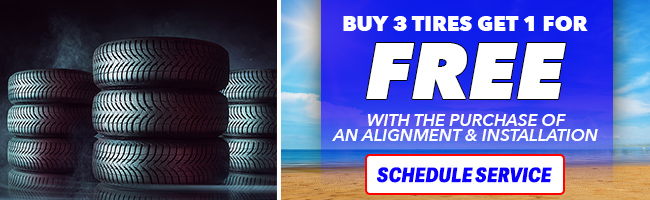 Buy 3 tires get 1 tire for free