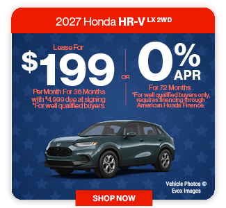 2026 Honda HR-V LX 2WD offer