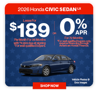 2026 Honda Civic offer