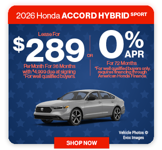 2026 Honda Accord offer