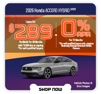 2026 Honda Accord offer