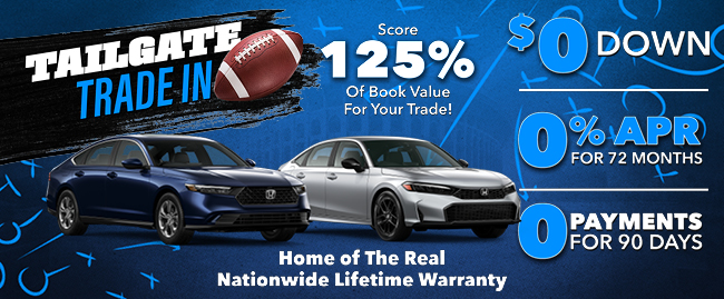 Tailgate tradein this month
