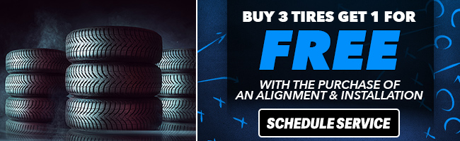 Buy 3 tires get 1 tire for free