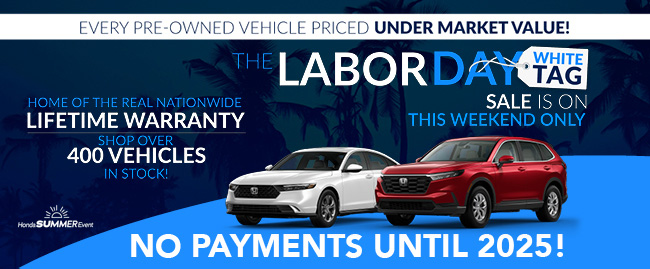 Labor Day White Tag sale is on