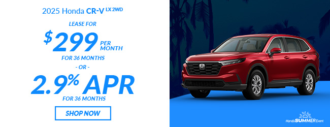 Honda CR-V offer