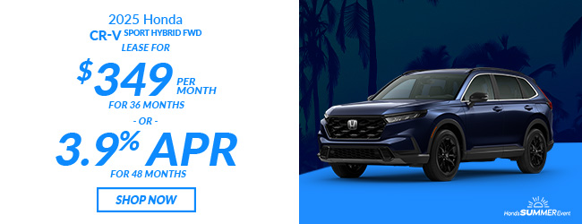 Honda CR-V sport hybrid offer