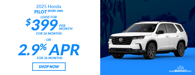 Honda Pilot offer