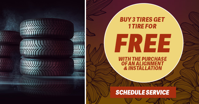 buy 3 tires get 1 tire