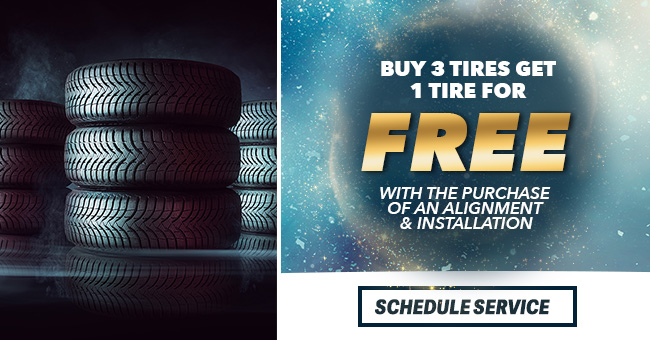 Buy 3 tires get 1 tire for free