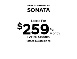 2025 Hyundai Sonata offer