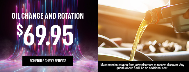 Oil Change and Rotation offer