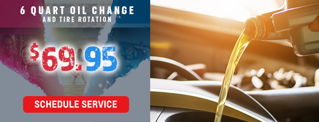 Service offer 1 - 6 quart oil change $69.95