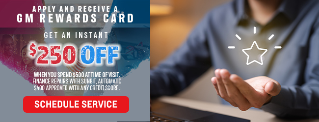 Service offer 2 - GM Rewards Card