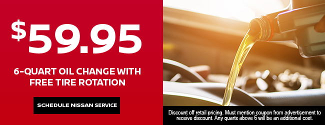 6 quart oil change special offer