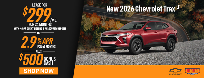 New Chevrolet Trax LT