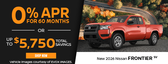 2026 Nissan Frontier offer