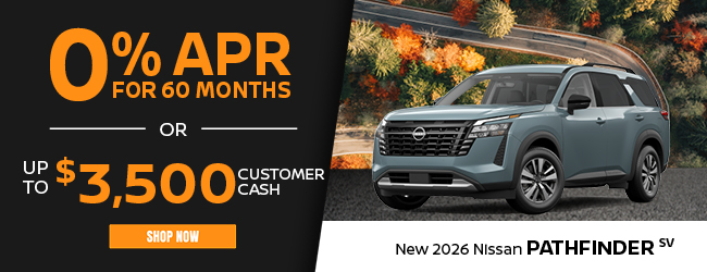 2026 Nissan Pathfinder offer