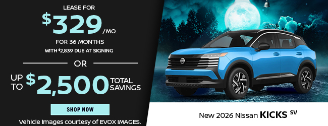 2026 Nissan Kicks offer
