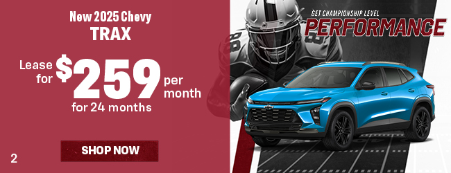 New Chevy Trax offer