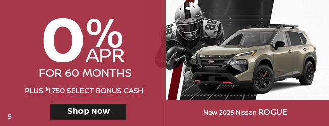 Nissan Rogue APR offer