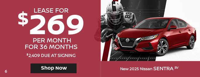 Lease a new Nissan Sentra offer