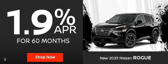 New Nissan Rogue offer
