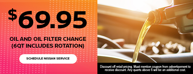 oil and oil filter change offer