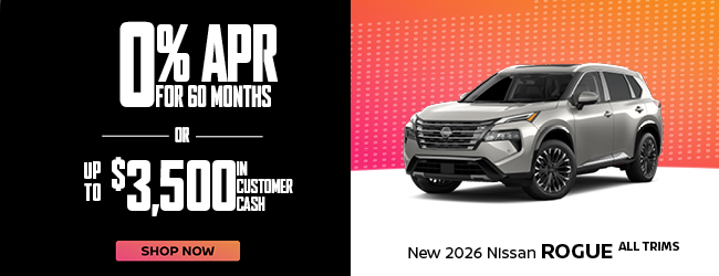 New 2026 Nissan Rogue offer