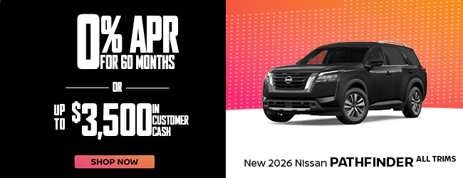 2026 Nissan Pathfinder offer