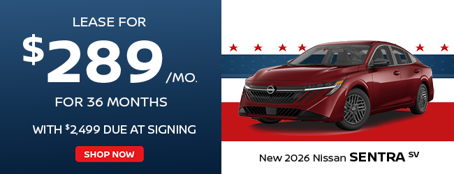 2026 Nissan Sentra SV offer