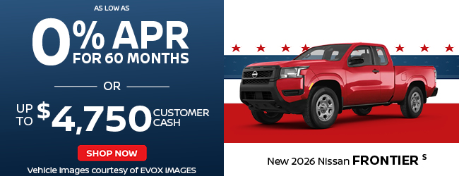 2026 Nissan Frontier S offer
