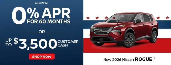2026 Nissan Rogue S offer