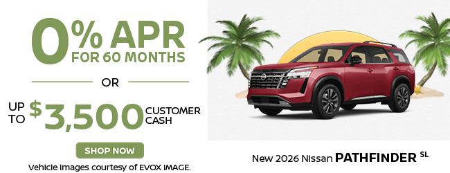 2026 Nissan Pathfinder SL offer