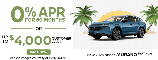2026 Nissan Murano Platinum offer