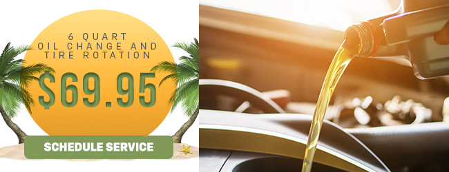  6qt oil change with free rotation change offer