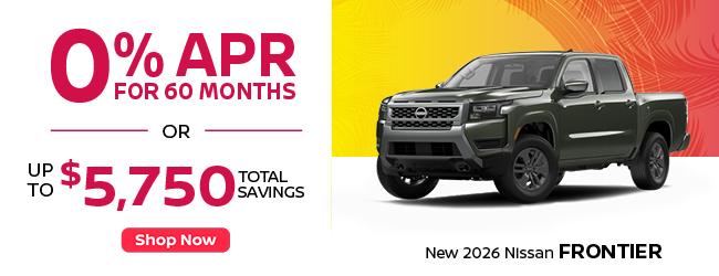 2026 Nissan Frontier SV offer