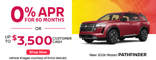 2026 Nissan Pathfinder offer