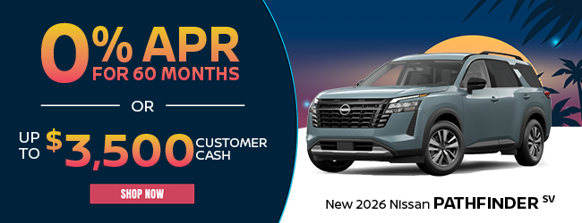 2026 Nissan Pathfinder offer
