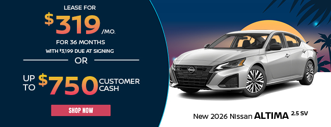 2026 Nissan Altima offer