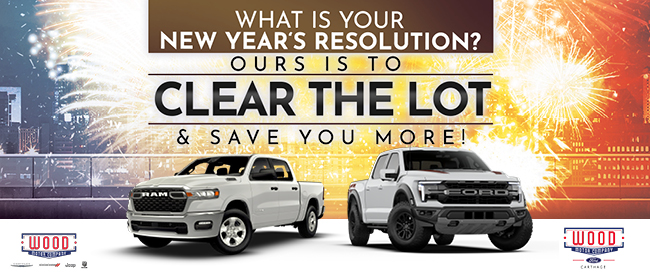 What is your New Year's Resolution at Wood Ford Carthage