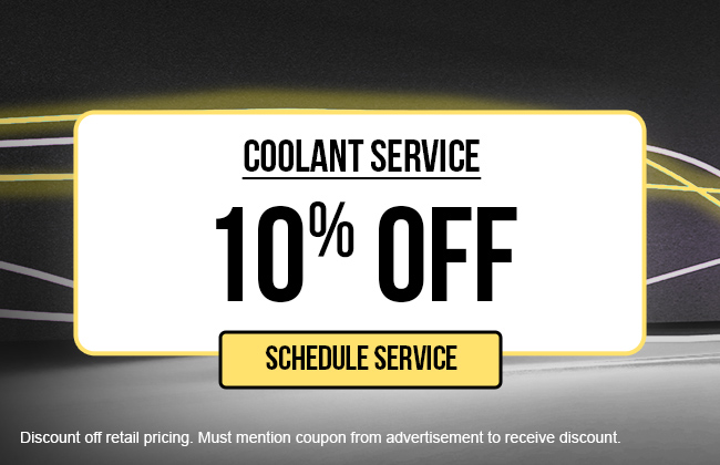 discount on coolant service