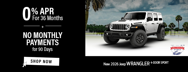 2025 Jeep Wrangler offer