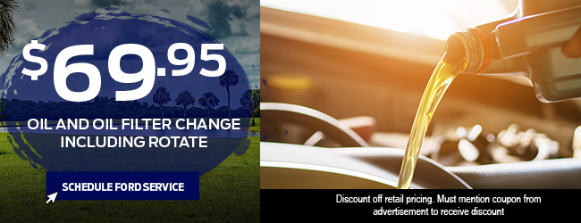 discount off oil change and tire rotation