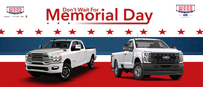 Dont wait for Memorial Day