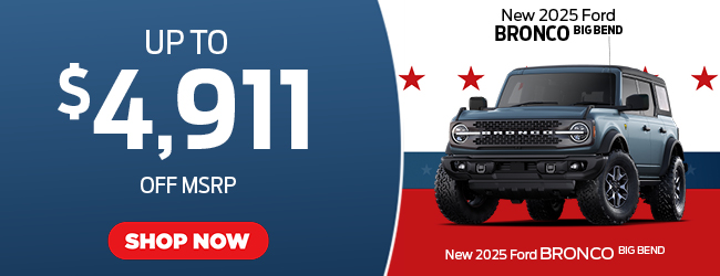 2025 Ford Bronco offer