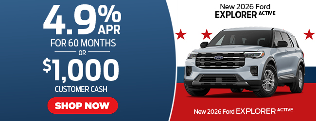 2025 Ford Explorer offer